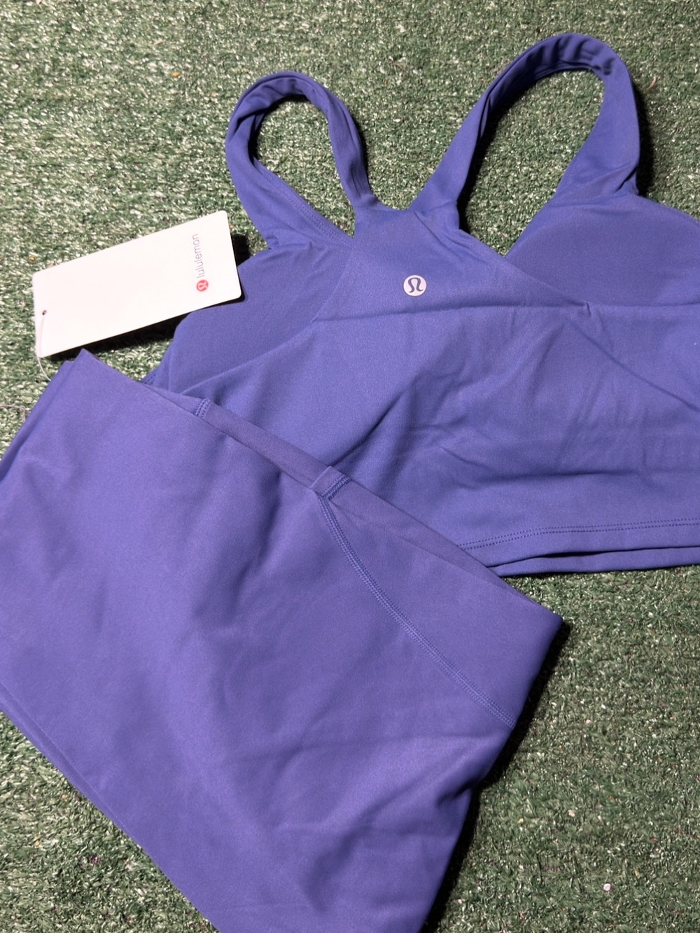 lululemon athletica Lilac/Purple Sports Bra and Skirt Set